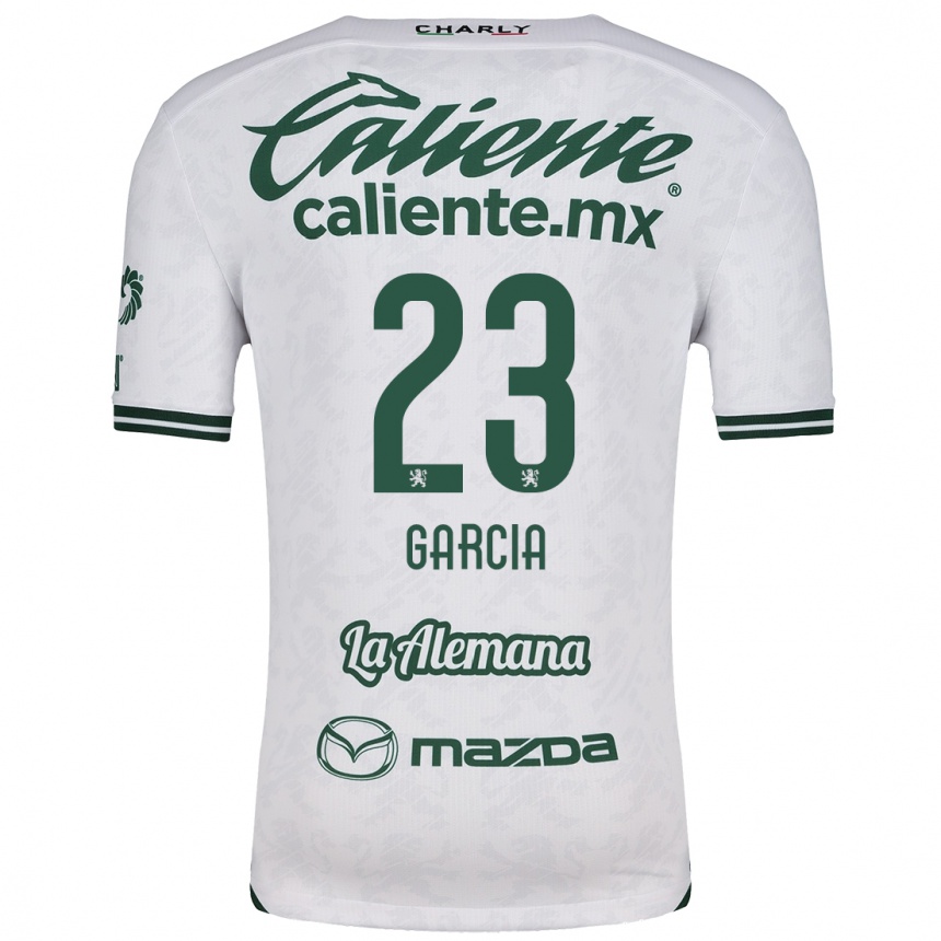 Niño Fútbol Camiseta Óscar García #23 Blanco Verde 2ª Equipación 2024/25 México