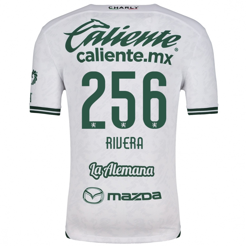 Niño Fútbol Camiseta Fernando Rivera #256 Blanco Verde 2ª Equipación 2024/25 México