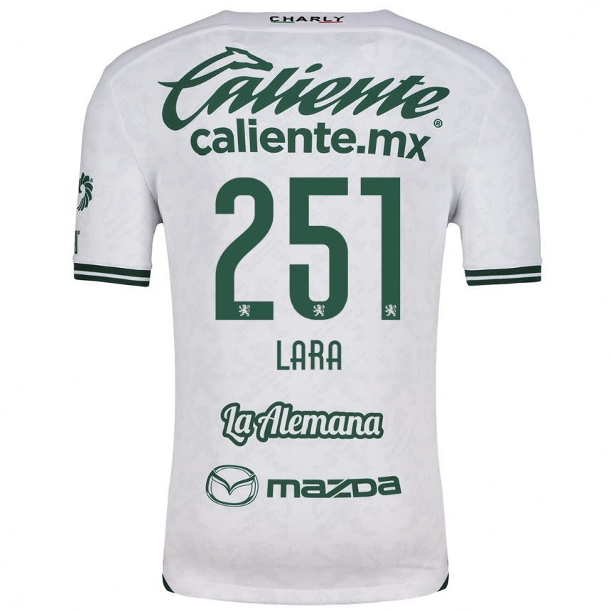 Niño Fútbol Camiseta Tristán Lara #251 Blanco Verde 2ª Equipación 2024/25 México