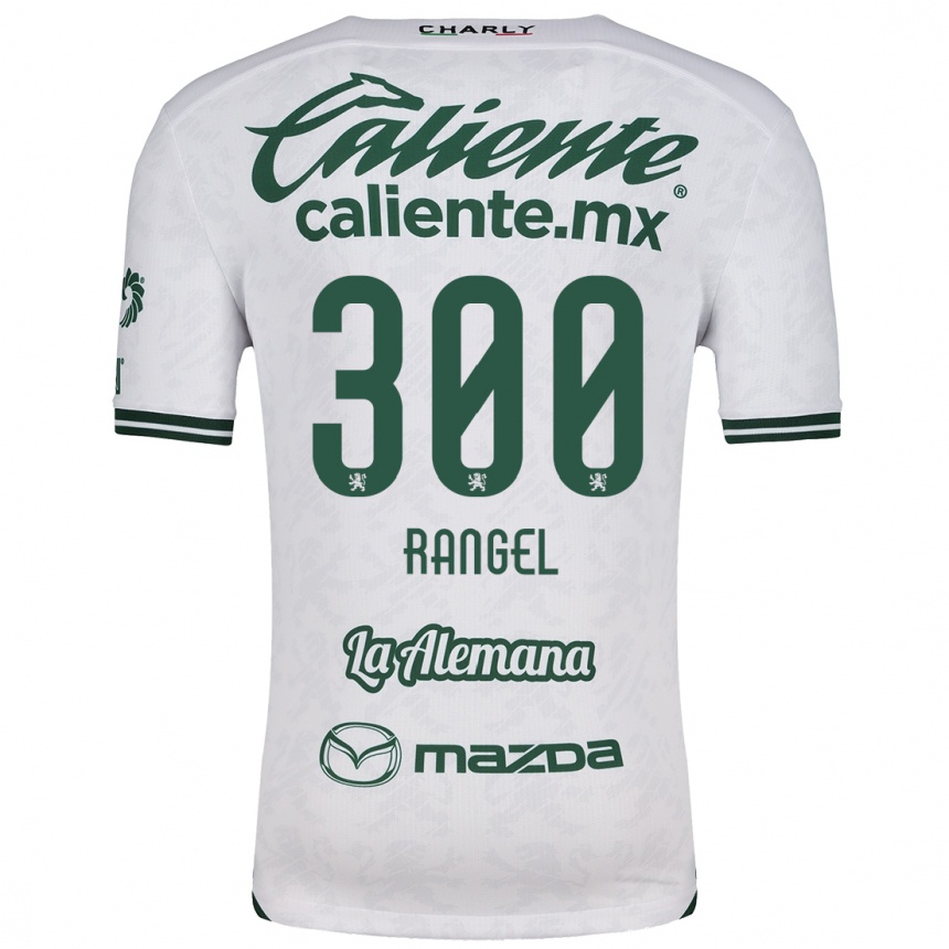 Niño Fútbol Camiseta Luis Rangel #300 Blanco Verde 2ª Equipación 2024/25 México