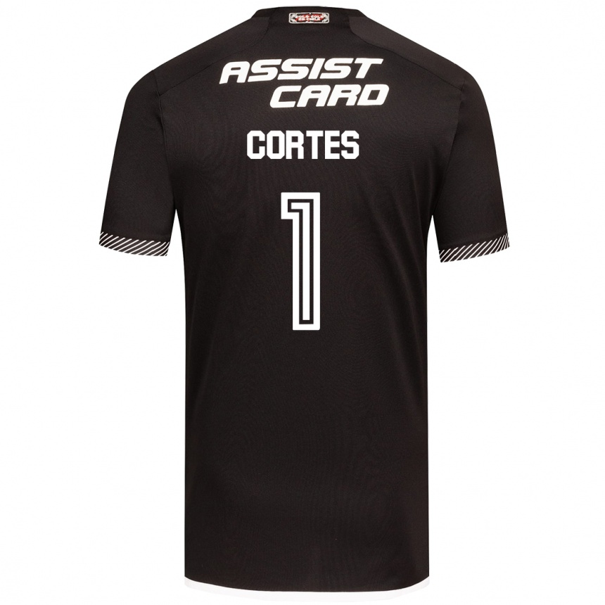 Niño Fútbol Camiseta Brayan Cortés #1 Blanco Negro 2ª Equipación 2024/25 México