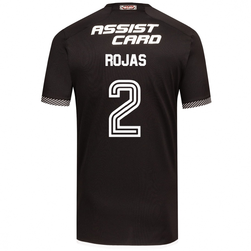 Niño Fútbol Camiseta Jeyson Rojas #2 Blanco Negro 2ª Equipación 2024/25 México