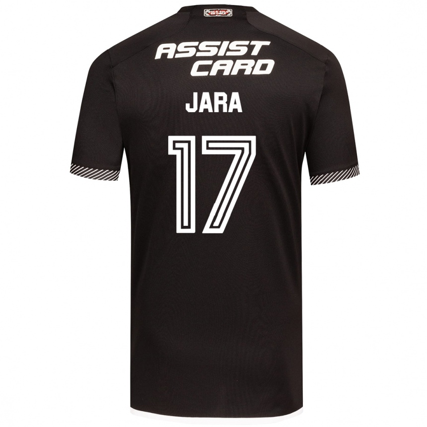 Niño Fútbol Camiseta Ignacio Jara #17 Blanco Negro 2ª Equipación 2024/25 México