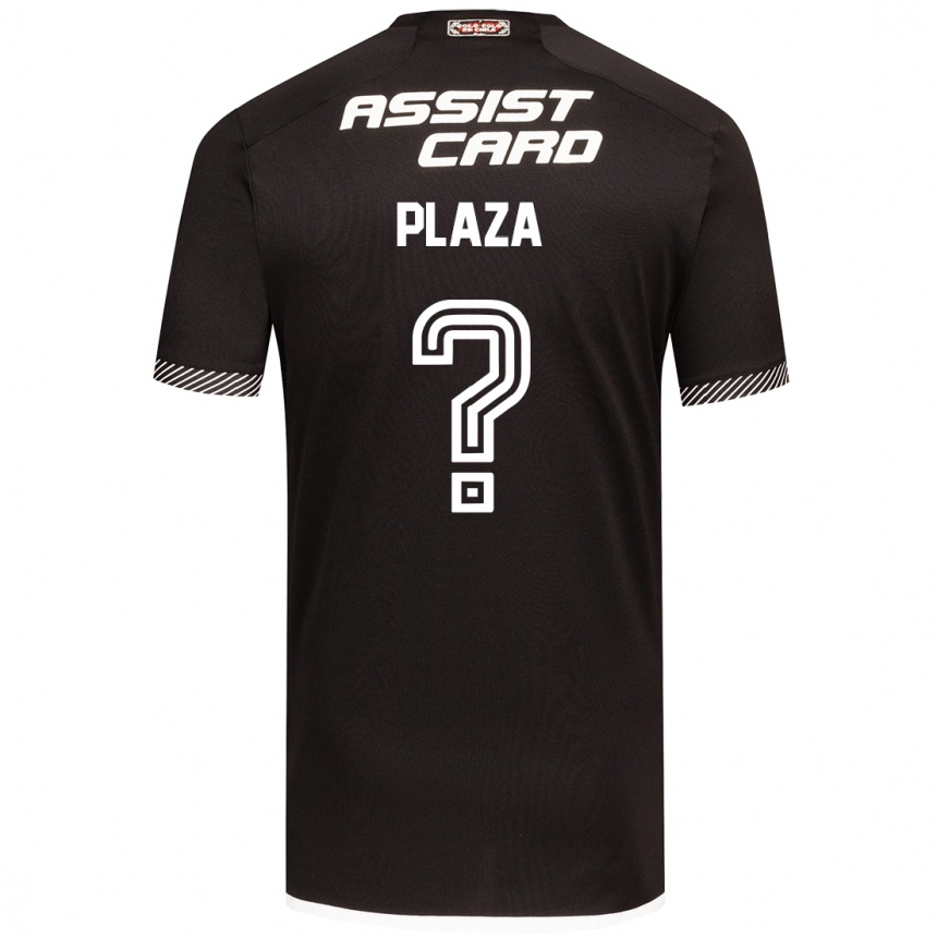 Niño Fútbol Camiseta Diego Plaza #0 Blanco Negro 2ª Equipación 2024/25 México