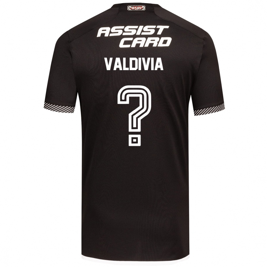 Niño Fútbol Camiseta Felipe Valdivia #0 Blanco Negro 2ª Equipación 2024/25 México