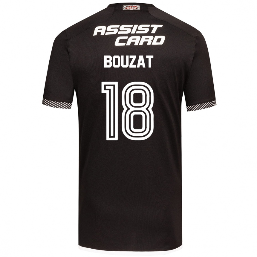 Niño Fútbol Camiseta Agustín Bouzat #18 Blanco Negro 2ª Equipación 2024/25 México