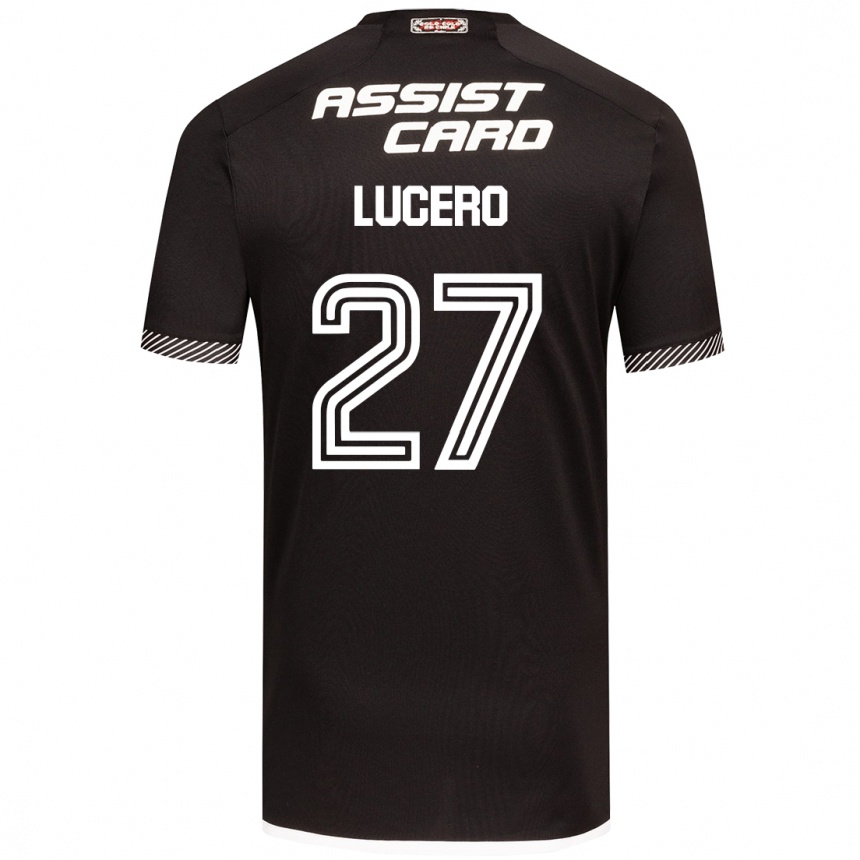 Niño Fútbol Camiseta Valentina Lucero #27 Blanco Negro 2ª Equipación 2024/25 México