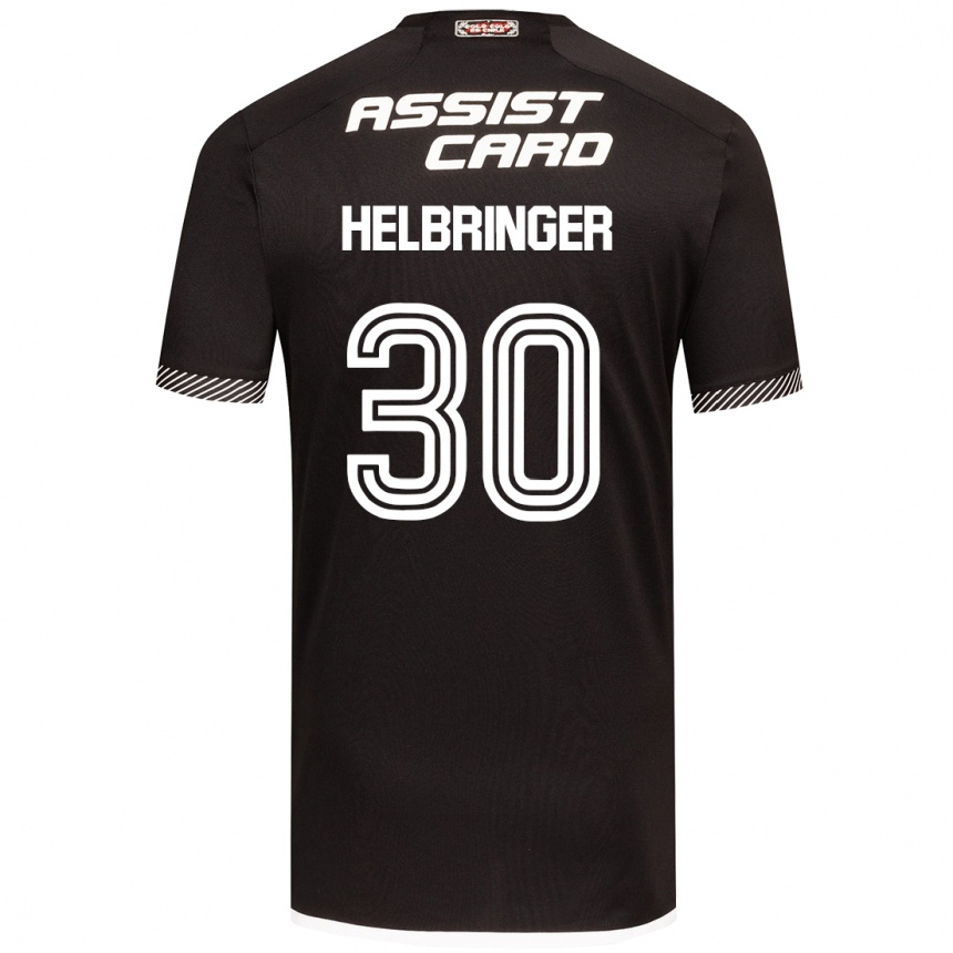 Niño Fútbol Camiseta Aixa Helbringer #30 Blanco Negro 2ª Equipación 2024/25 México