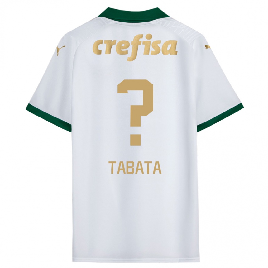 Niño Fútbol Camiseta Bruno Tabata #0 Blanco Verde 2ª Equipación 2024/25 México