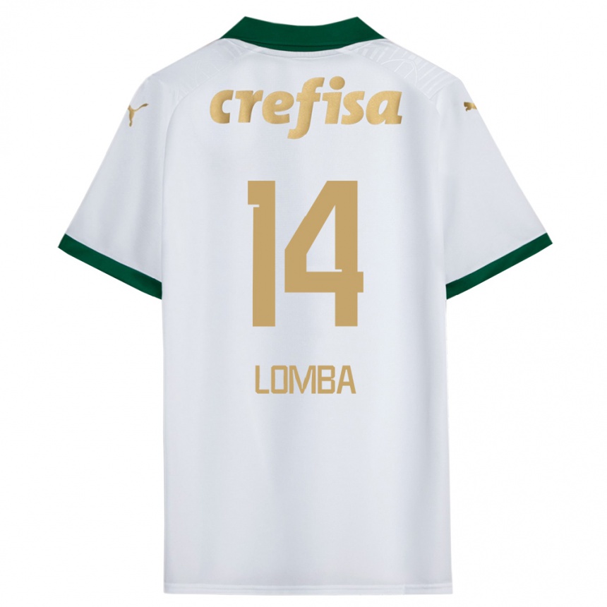 Niño Fútbol Camiseta Marcelo Lomba #14 Blanco Verde 2ª Equipación 2024/25 México