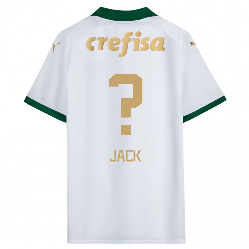 Niño Fútbol Camiseta Fellipe Jack #0 Blanco Verde 2ª Equipación 2024/25 México