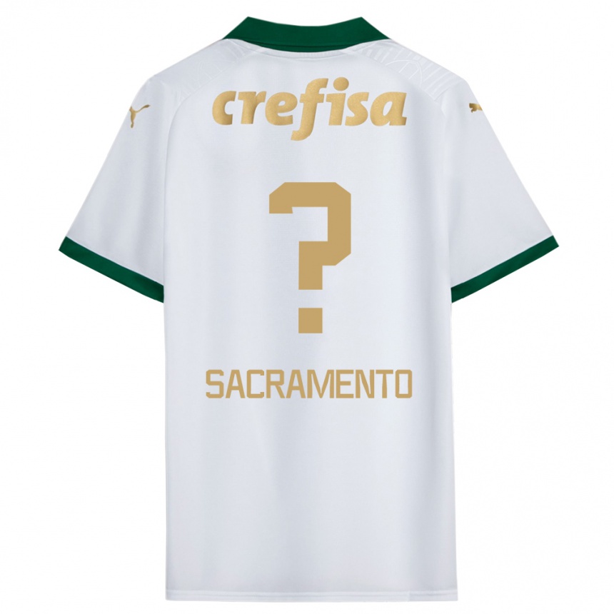 Niño Fútbol Camiseta Wendell Sacramento #0 Blanco Verde 2ª Equipación 2024/25 México