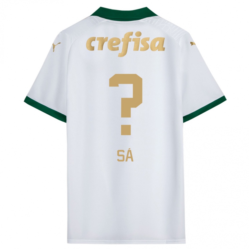 Niño Fútbol Camiseta Luiz Sá #0 Blanco Verde 2ª Equipación 2024/25 México