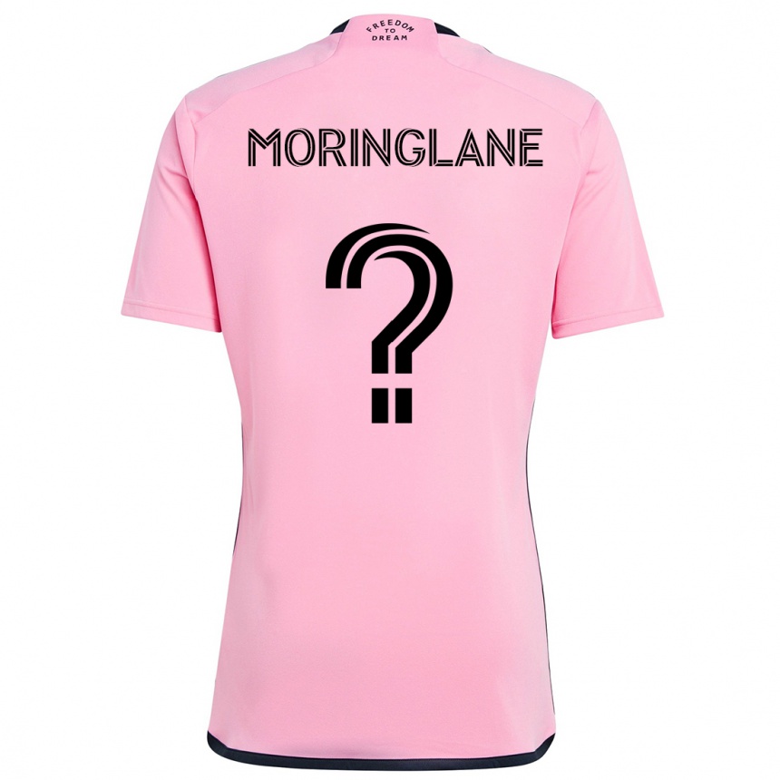 Hombre Fútbol Camiseta Luis Moringlane #0 Rosa 1ª Equipación 2024/25 México