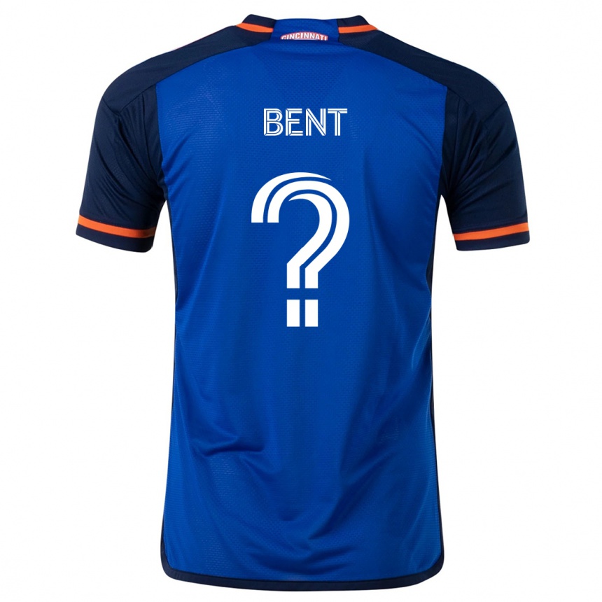 Hombre Fútbol Camiseta Brandon Bent #0 Azul Blanco 1ª Equipación 2024/25 México