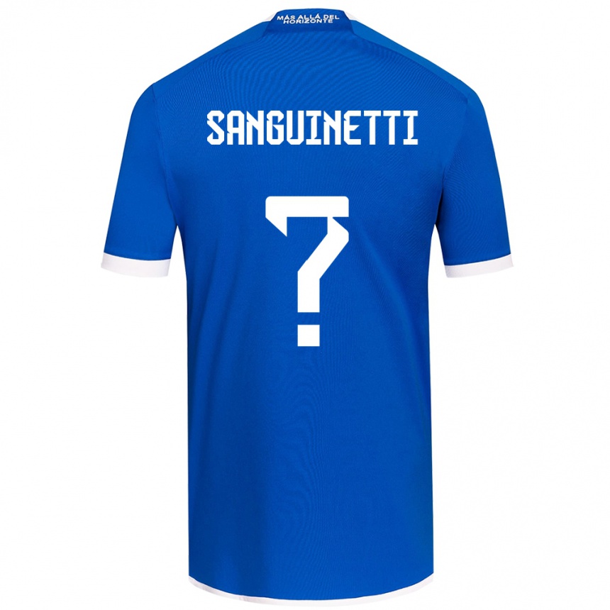 Hombre Fútbol Camiseta Fernando Osorio Sanguinetti #0 Azul Blanco 1ª Equipación 2024/25 México