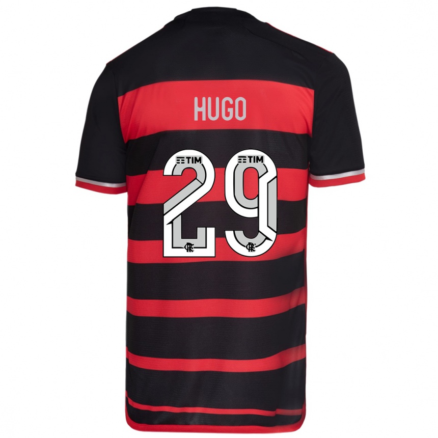 Hombre Fútbol Camiseta Victor Hugo #29 Negro Rojo 1ª Equipación 2024/25 México