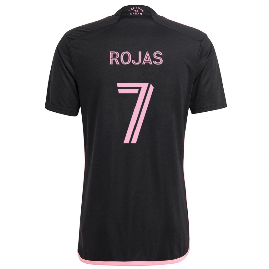 Hombre Fútbol Camiseta Matías Rojas #7 Negro 2ª Equipación 2024/25 México