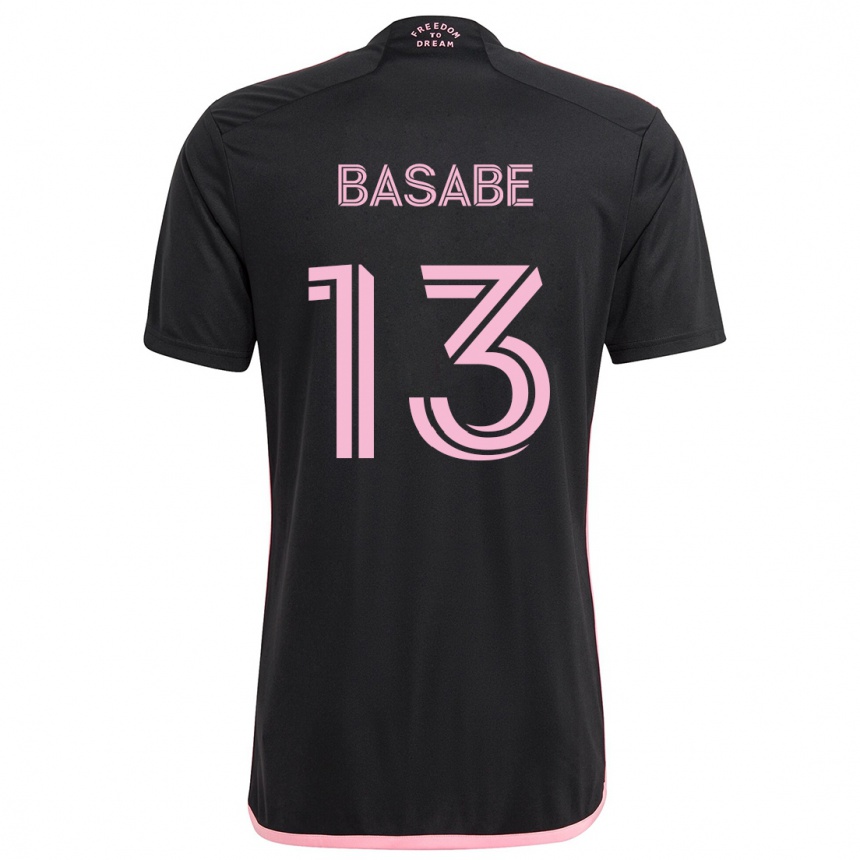 Hombre Fútbol Camiseta Samuel Basabe #13 Negro 2ª Equipación 2024/25 México