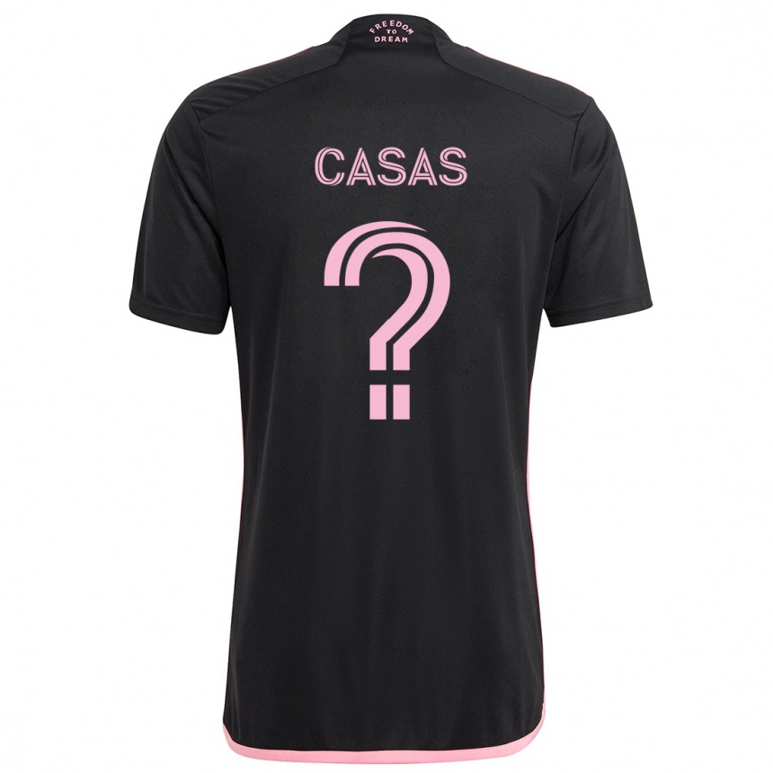 Hombre Fútbol Camiseta André Casas #0 Negro 2ª Equipación 2024/25 México