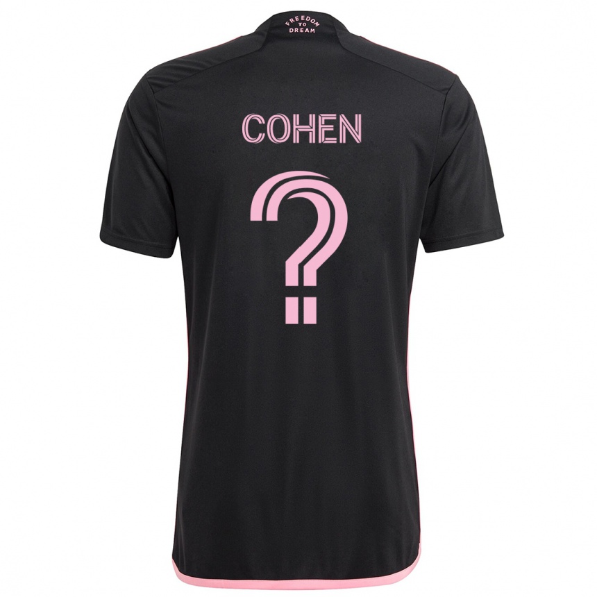 Hombre Fútbol Camiseta Yuval Cohen #0 Negro 2ª Equipación 2024/25 México