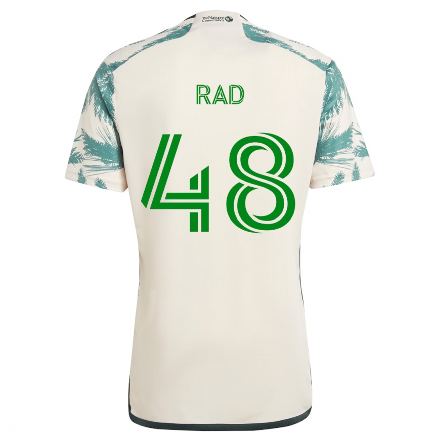 Hombre Fútbol Camiseta Kaveh Rad #48 Beige Marrón 2ª Equipación 2024/25 México