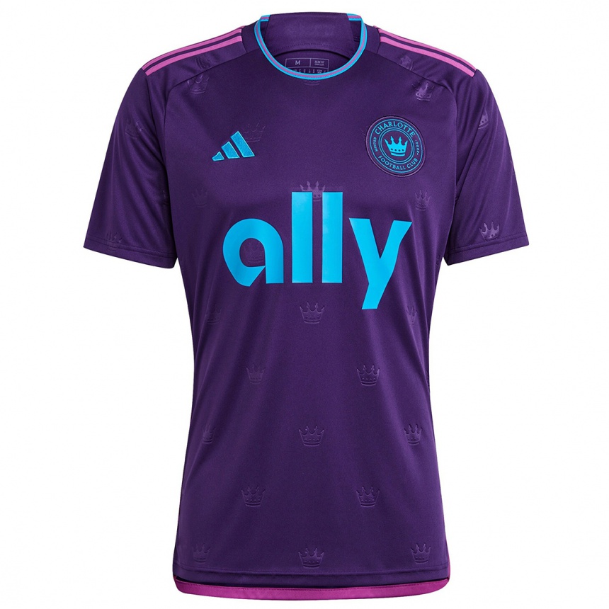 Hombre Fútbol Camiseta Jahlane Forbes #40 Azul Morado 2ª Equipación 2024/25 México