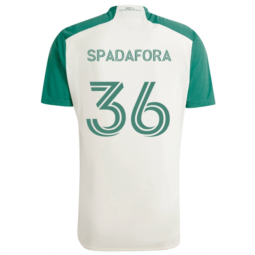 Hombre Fútbol Camiseta Luke Spadafora #36 Colores Tostados Verde 2ª Equipación 2024/25 México