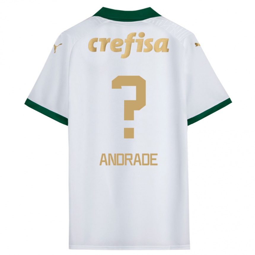 Hombre Fútbol Camiseta Deivid Andrade #0 Blanco Verde 2ª Equipación 2024/25 México