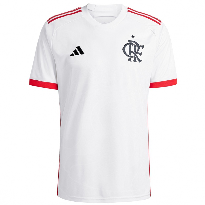 Hombre Fútbol Camiseta Germano #0 Blanco Rojo 2ª Equipación 2024/25 México