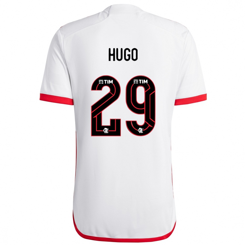 Hombre Fútbol Camiseta Victor Hugo #29 Blanco Rojo 2ª Equipación 2024/25 México