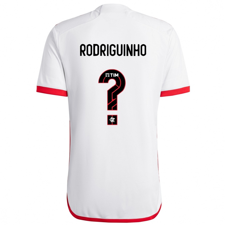 Hombre Fútbol Camiseta Rodriguinho #0 Blanco Rojo 2ª Equipación 2024/25 México