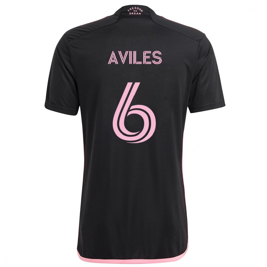 Mujer Fútbol Camiseta Tomás Avilés #6 Negro 2ª Equipación 2024/25 México