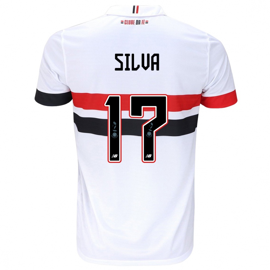 Niño Fútbol Camiseta André Silva #17 Blanco Rojo Negro 1ª Equipación 2024/25 México