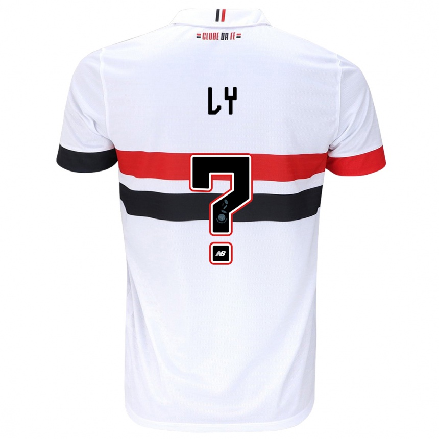 Niño Fútbol Camiseta Iba Ly #0 Blanco Rojo Negro 1ª Equipación 2024/25 México