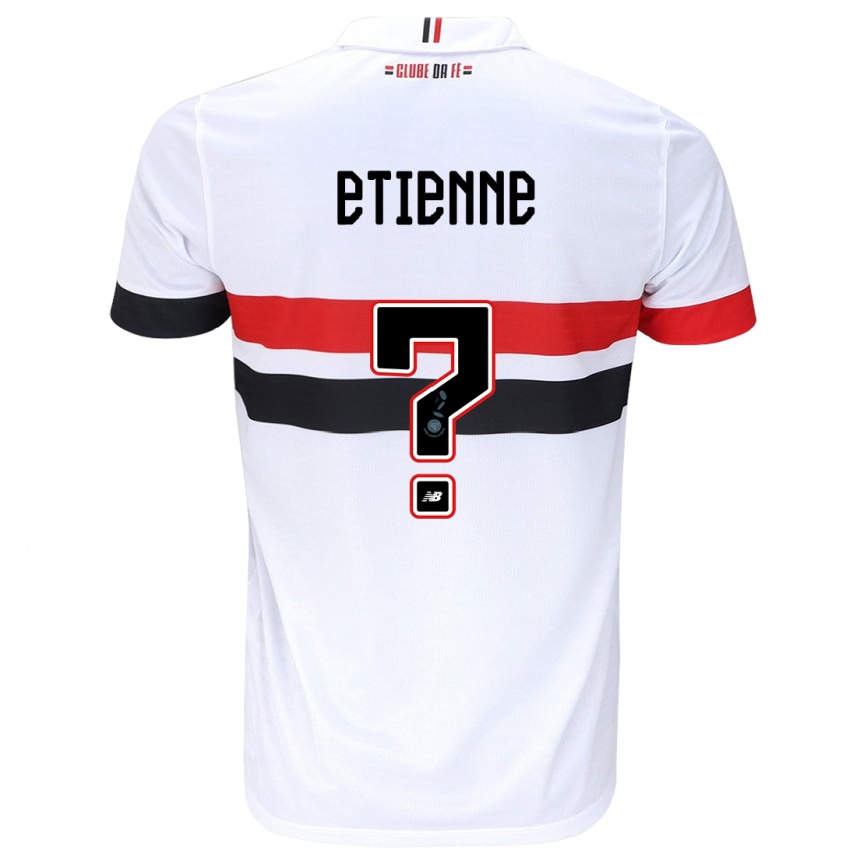 Niño Fútbol Camiseta Clauvis Etienne #0 Blanco Rojo Negro 1ª Equipación 2024/25 México