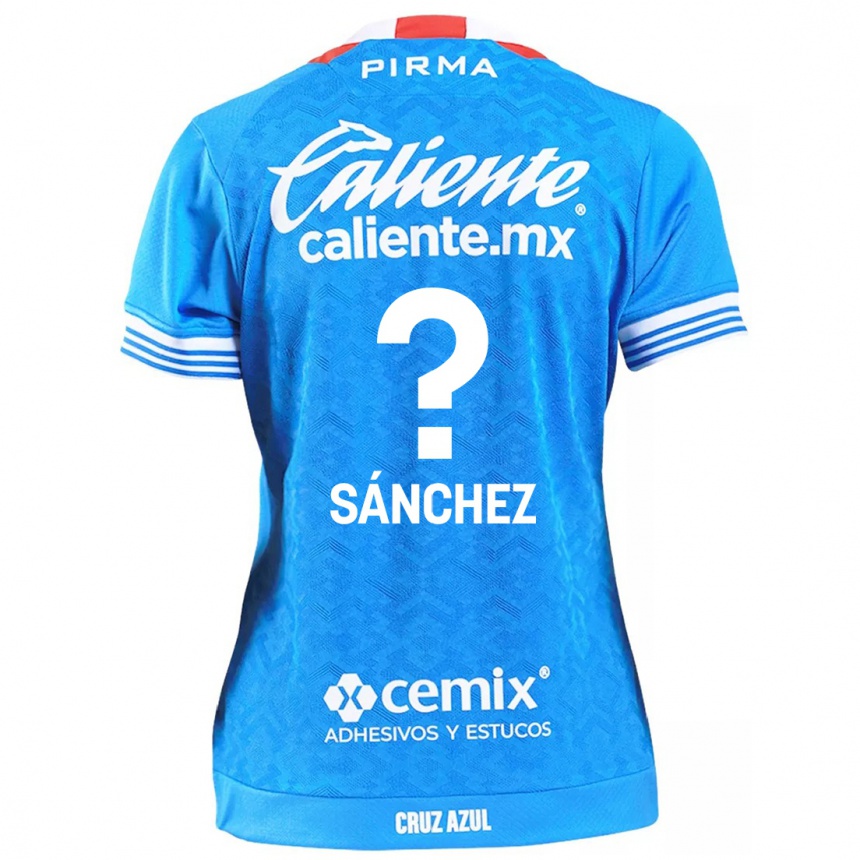 Niño Fútbol Camiseta Jorge Sánchez #0 Cielo Azul 1ª Equipación 2024/25 México