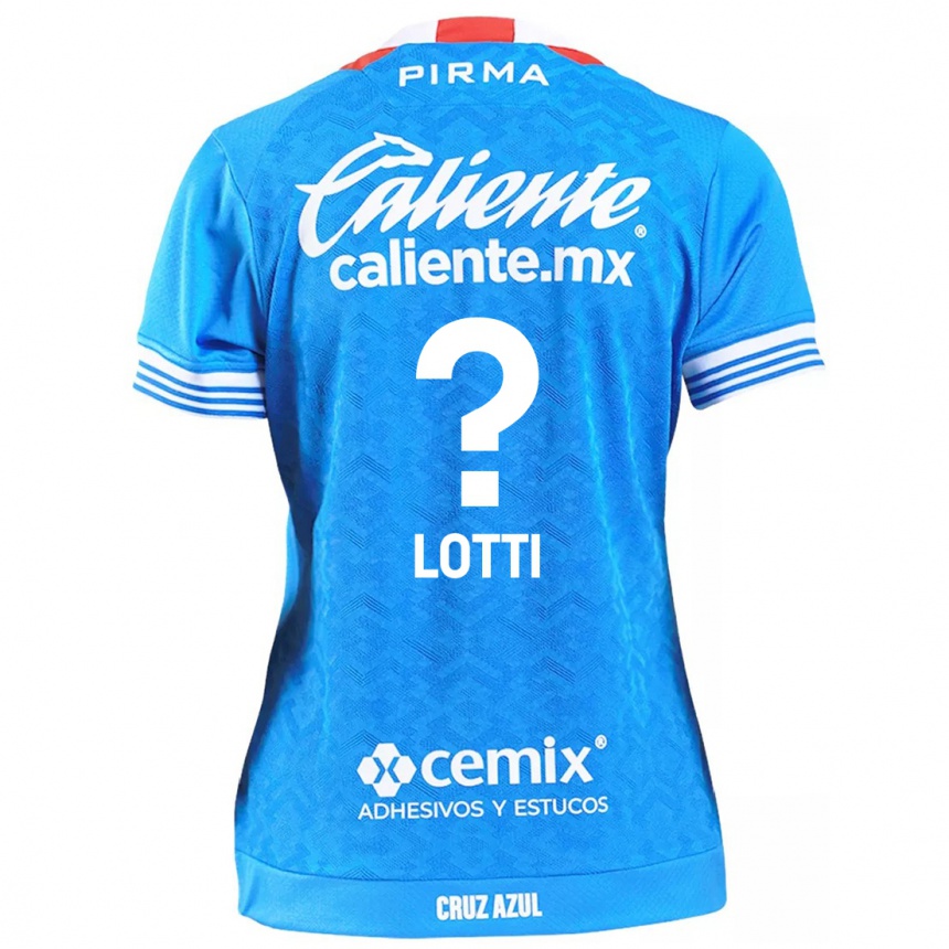 Niño Fútbol Camiseta Augusto Lotti #0 Cielo Azul 1ª Equipación 2024/25 México