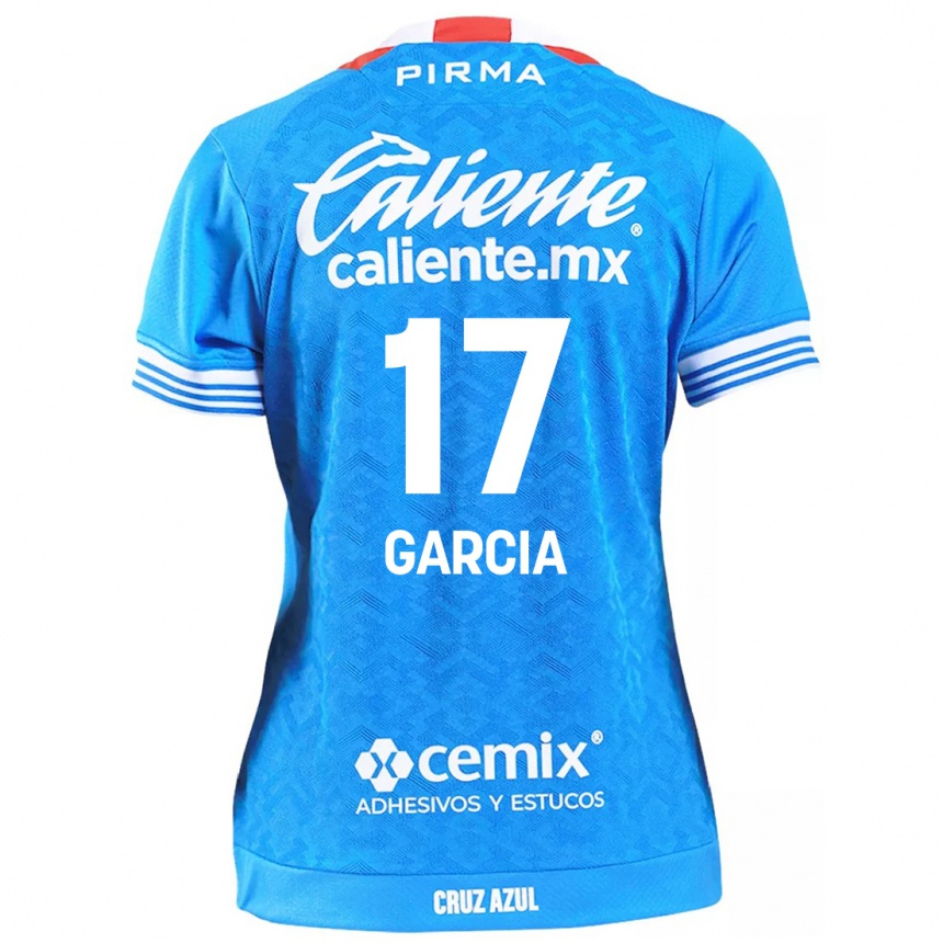 Niño Fútbol Camiseta Amaury Garcia #17 Cielo Azul 1ª Equipación 2024/25 México