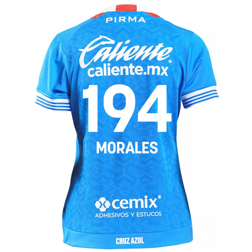 Niño Fútbol Camiseta Amaury Morales #194 Cielo Azul 1ª Equipación 2024/25 México