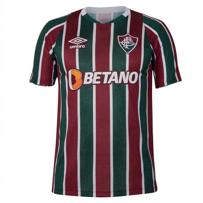 Niño Fútbol Camiseta Marquinhos #77 Verde Granate Blanco 1ª Equipación 2024/25 México