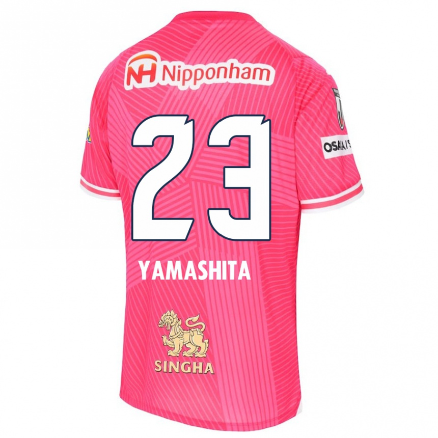 Niño Fútbol Camiseta Tatsuya Yamashita #23 Rosa Blanco 1ª Equipación 2024/25 México