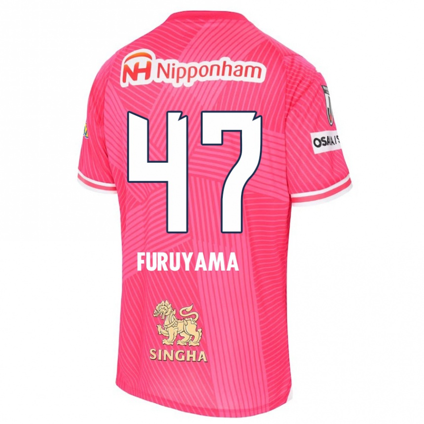 Niño Fútbol Camiseta Kengo Furuyama #47 Rosa Blanco 1ª Equipación 2024/25 México