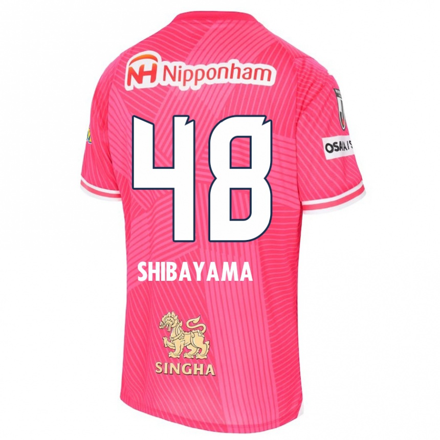 Niño Fútbol Camiseta Masaya Shibayama #48 Rosa Blanco 1ª Equipación 2024/25 México