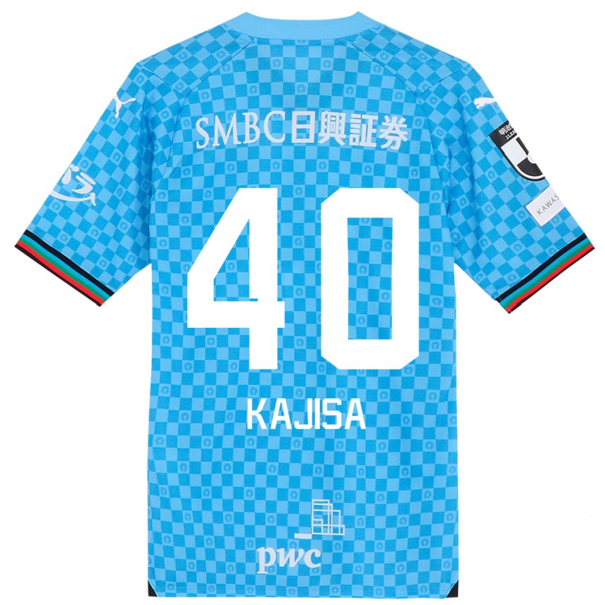 Niño Fútbol Camiseta Umi Kajisa #40 Azul Celeste 1ª Equipación 2024/25 México