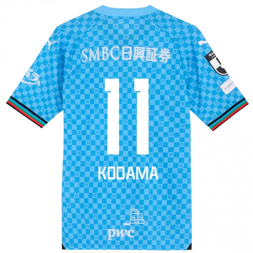 Niño Fútbol Camiseta Shotaro Kodama #11 Azul Celeste 1ª Equipación 2024/25 México