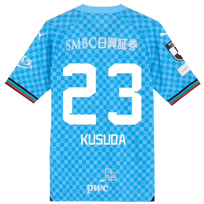 Niño Fútbol Camiseta Haruki Kusuda #23 Azul Celeste 1ª Equipación 2024/25 México