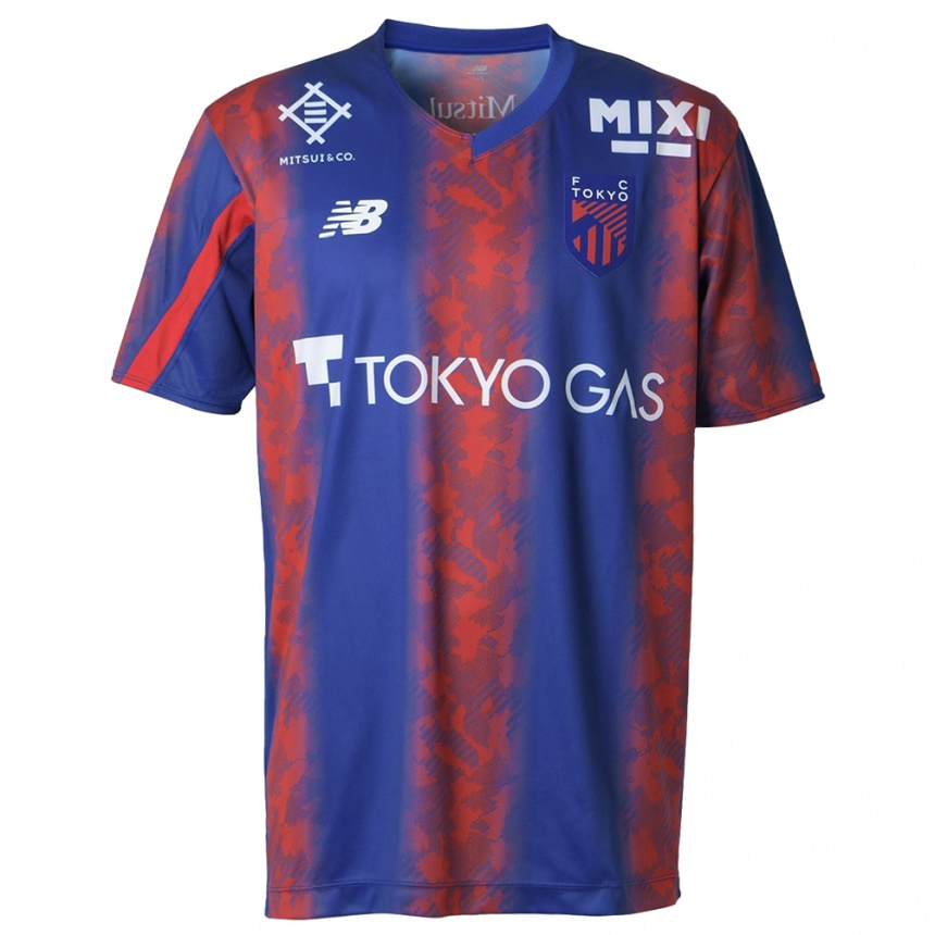 Niño Fútbol Camiseta Masato Morishige #3 Azul Rojo 1ª Equipación 2024/25 México