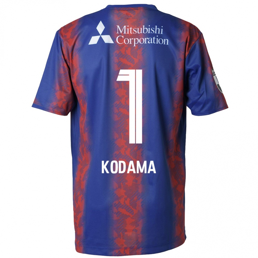 Niño Fútbol Camiseta Tsuyoshi Kodama #1 Azul Rojo 1ª Equipación 2024/25 México