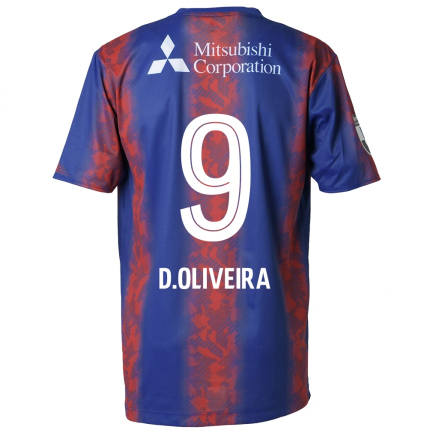 Niño Fútbol Camiseta Diego Oliveira #9 Azul Rojo 1ª Equipación 2024/25 México